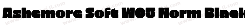 Ashemore Soft W05 Norm Black字体转换